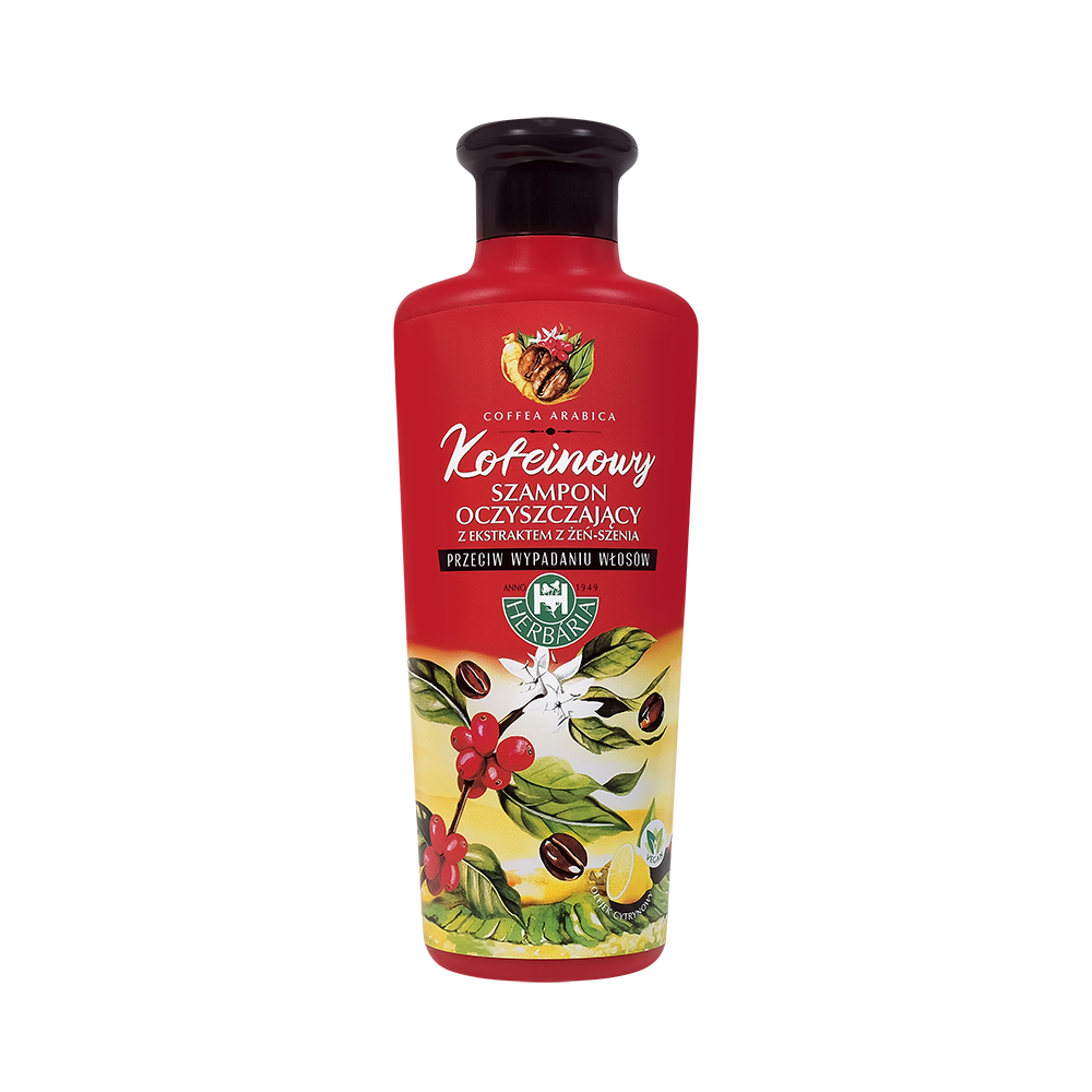 HERBARIA BANFI Szampon kofeinowy żeń-szeń 250ml