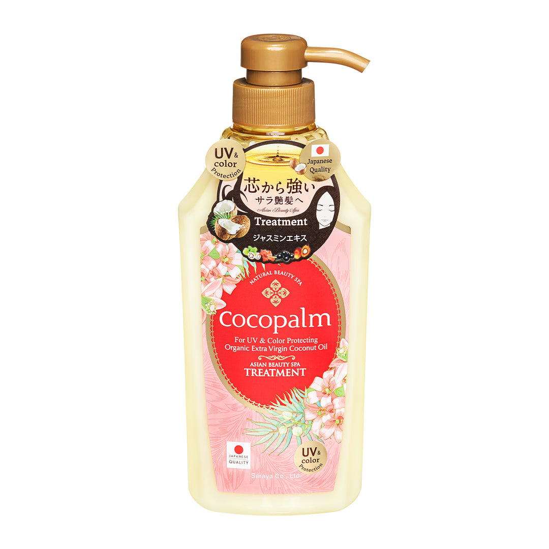 COCOPALM Asian Beauty Spa Treatment - Odżywka nabłyszczająca chroniąca kolor włosów farbowanych 600ml