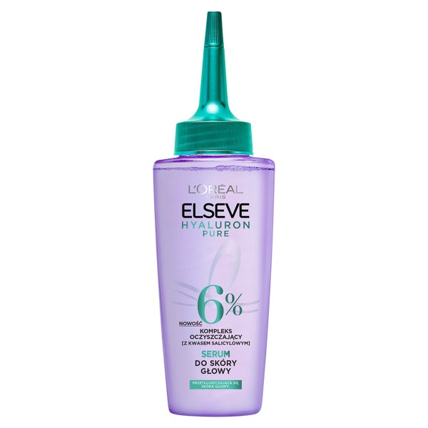 ELSEVE Hyaluron Pure Serum do skóry głowy -  6% Kompleks Oczyszczający z Kwasem Salicylowym 102ml