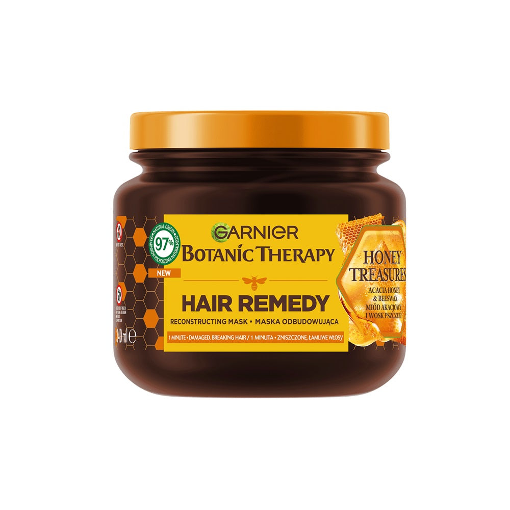 GARNIER Botanic Therapy Hair Remedy Honey Treasures - Maska odbudowująca 340ml