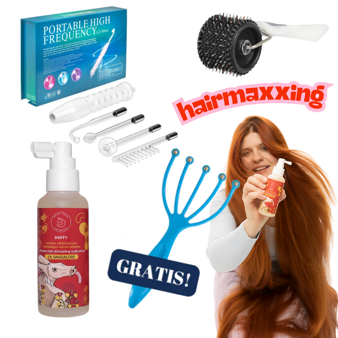 Hairmaxxing by napieknewlosy: zestaw do zapuszczania włosów + grabki GRATIS