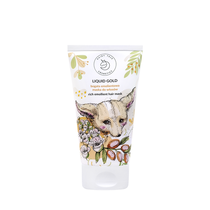 HAIRY TALE COSMETICS Liquid Gold - Bogata emolientowa maska do włosów 150 ml