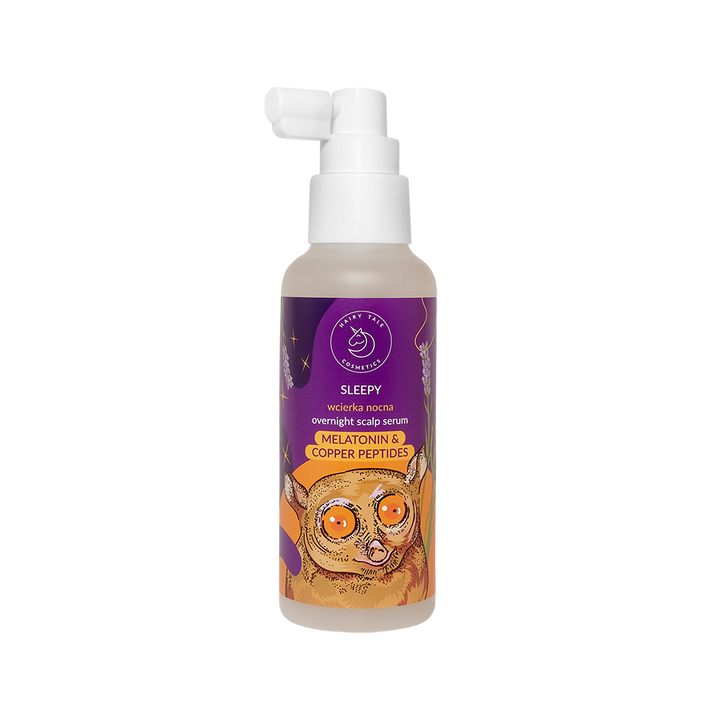HAIRY TALE COSMETICS Sleepy - Wcierka nocna Melatonina i Peptydy Miedziowe 120 ml
