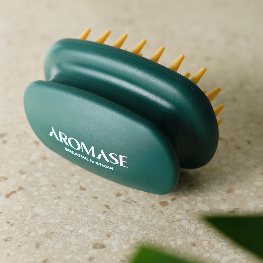 AROMASE 5α Juniper Color Care Scalp Purifying Liquid Shampoo Peeling do skóry głowy do włosów farbowanych  260 ml + Masażer GRATIS