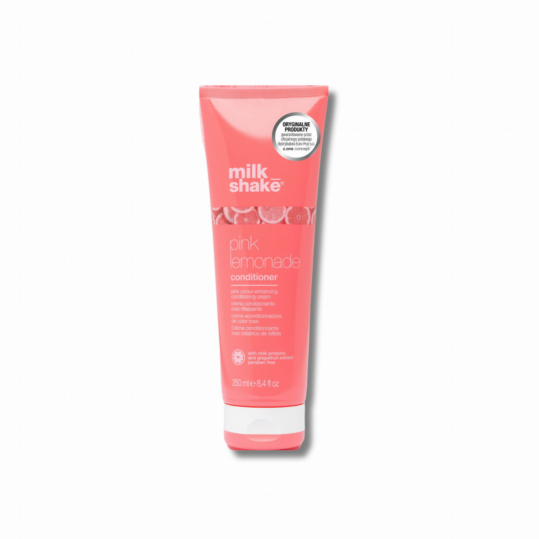 MILK SHAKE Pink Lemonade Conditioner - Różowa odżywka tonująca do włosów blond lub jasnych rudych 250ml