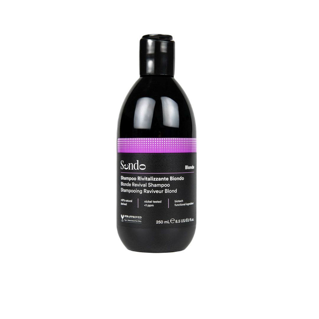 SENDO Blonde Revival Shampoo - Revitalizing shampoo with purple pigment for blonde and bleached hair 250ml