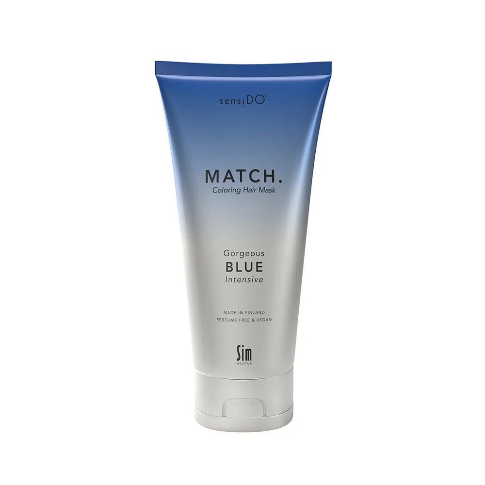 SENSIDO Match Gorgeous Blue Intensive - Maska koloryzująca Intensywny Niebieski 200ml