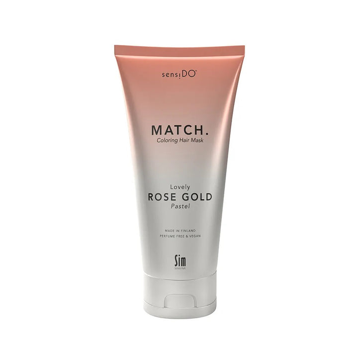 SENSIDO Match Lovely Rose Gold Pastel - Maska koloryzująca Naturalny Złoty Róż 200ml