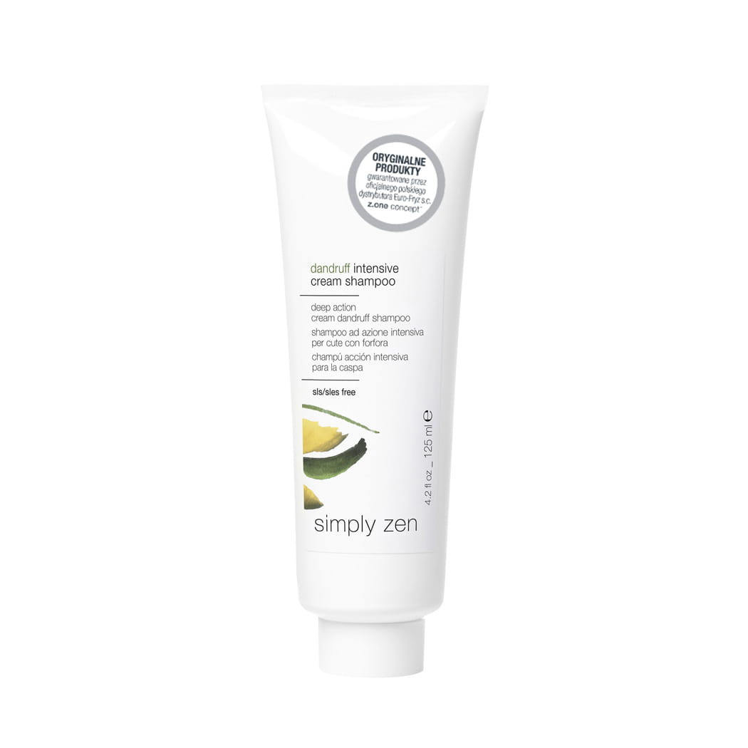 SIMPLY ZEN Dandruff Intensive Cream Shampoo - Kremowy szampon przeciwłupieżowy o natychmiastowym działaniu 125ml
