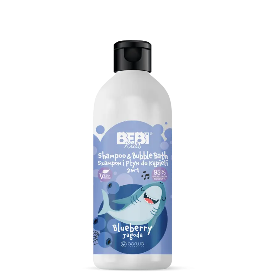 BARWA BEBI KIDS Szampon i Płyn do Kąpieli 2W1 Jagoda 500ml