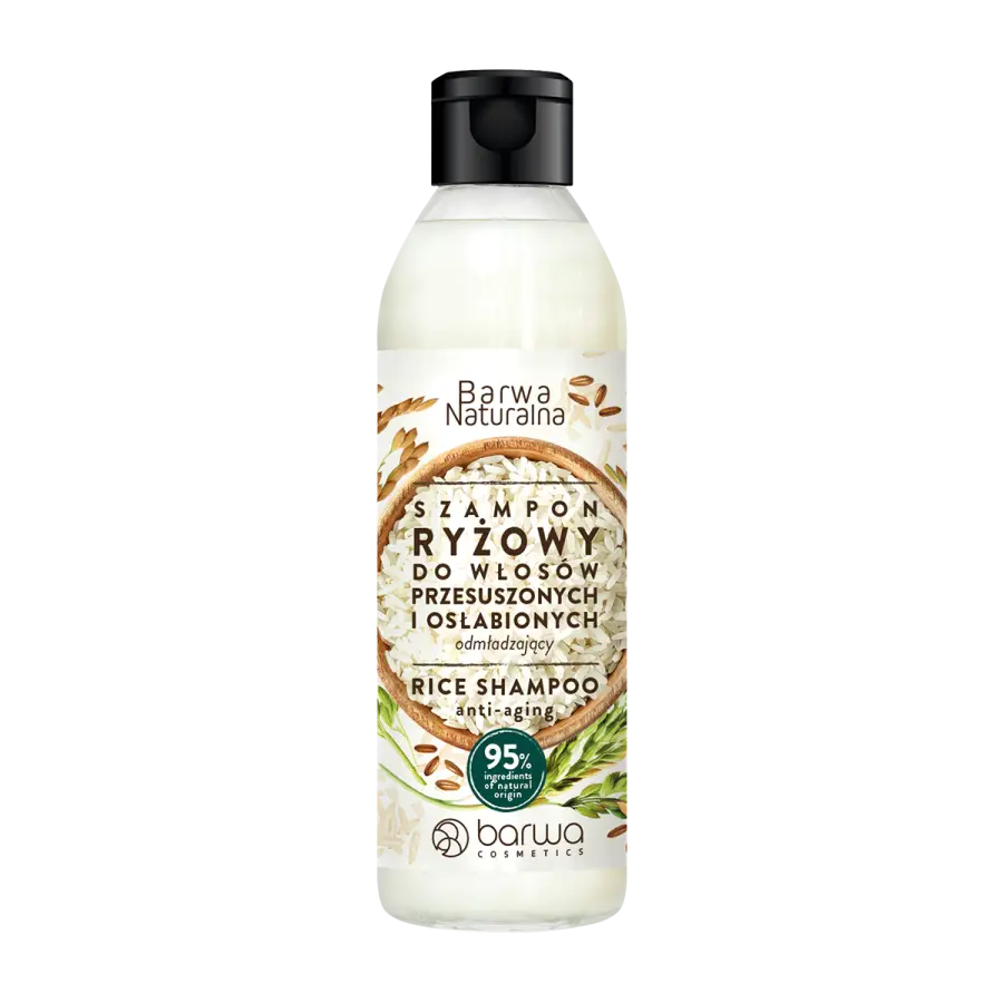 BARWA Naturalny Szampon Ryżowy 300ml