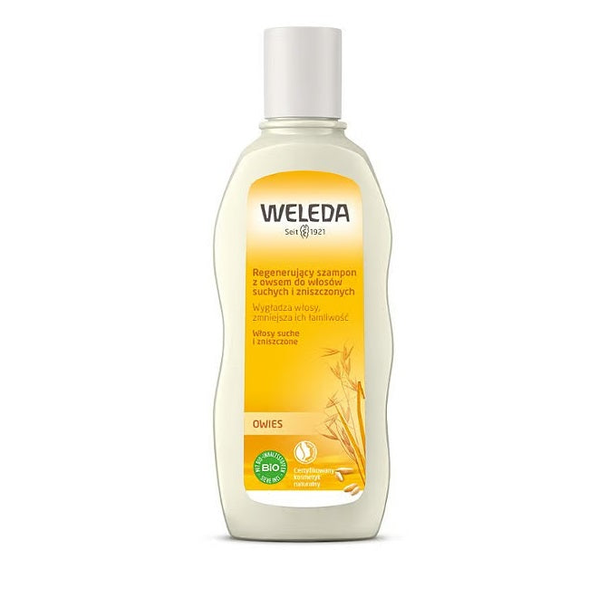 WELEDA Regenerujący szampon z owsem do włosów suchych i zniszczonych 190ml